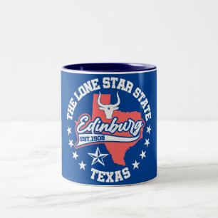 Edinburg,Texas Two-Tone Coffee Mug