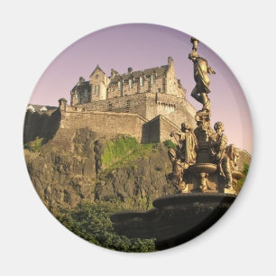 Edinburgh Castle at Sunset Magnet