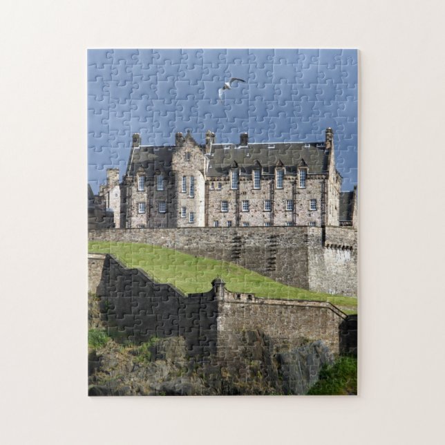 edinburgh castle bird jigsaw puzzle (Vertical)