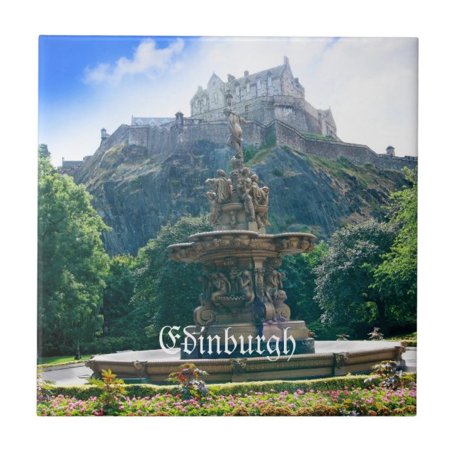 Edinburgh Castle Customize Product Tile (Front)