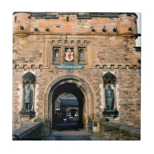 Edinburgh Castle entrance Tile