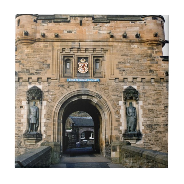 Edinburgh Castle entrance Tile (Front)