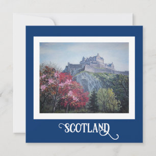 Edinburgh Castle fine art card by Pola.B.Alex