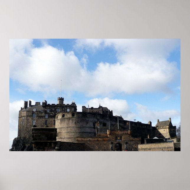 Edinburgh Castle in Scotland Poster (Front)
