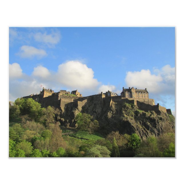 Edinburgh Castle Photograph Scotland Trip Souvenir (Front)