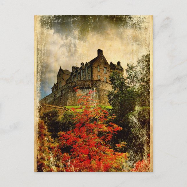Edinburgh Castle Postcard (Front)