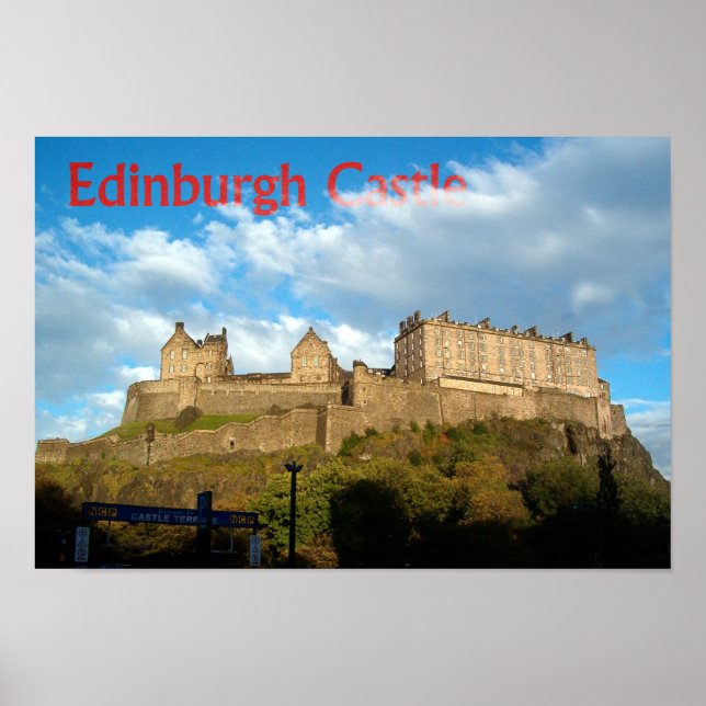 Edinburgh Castle Print (Front)