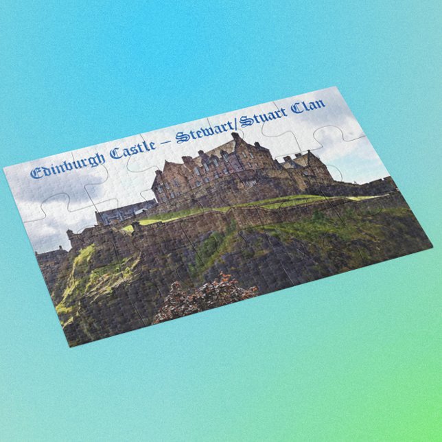 Edinburgh Castle Royal Stewart / Stuart Jigsaw Puzzle (Creator Uploaded)