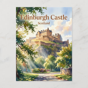 Edinburgh Castle Scotland Postcard