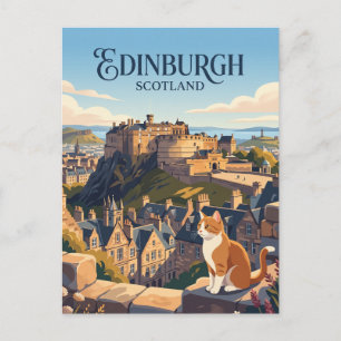 Edinburgh Castle Scotland Postcard