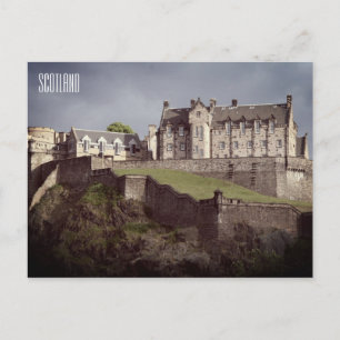 edinburgh castle scotland postcard