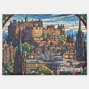 Edinburgh Castle Scotland Travel Magnet