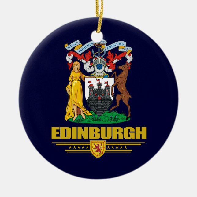 Edinburgh Ceramic Ornament (Front)