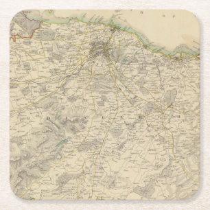 Edinburgh environments square paper coaster