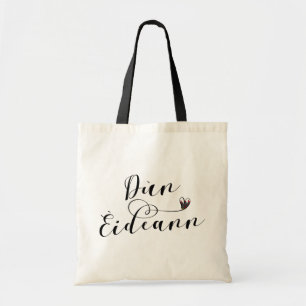 Edinburgh Flag Heart, Dùn Èideann Tote Bag