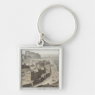 Edinburgh, from Calton Hill, from 'A Voyage Around Keychain