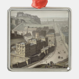 Edinburgh, from Calton Hill, from 'A Voyage Around Metal Ornament