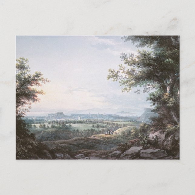 Edinburgh from the South, 18th century Postcard (Front)