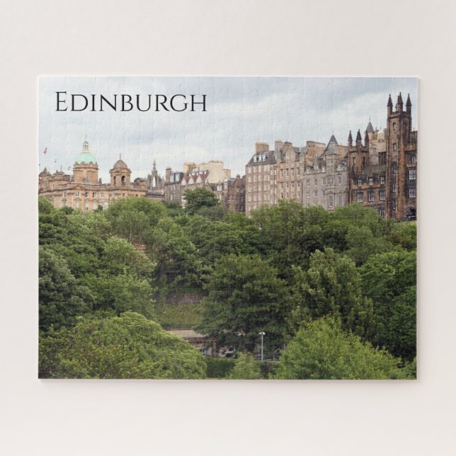 edinburgh green jigsaw puzzle (Horizontal)