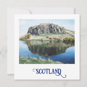 Edinburgh Holyrood Scotland Scot fine art tourist  Holiday Card