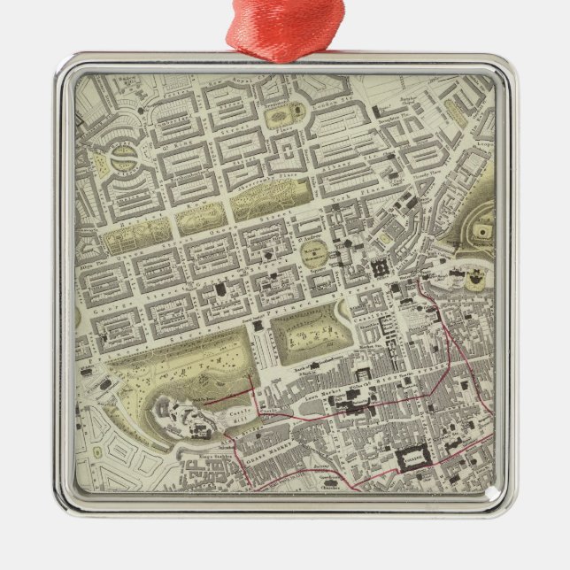 Edinburgh Metal Ornament (Front)