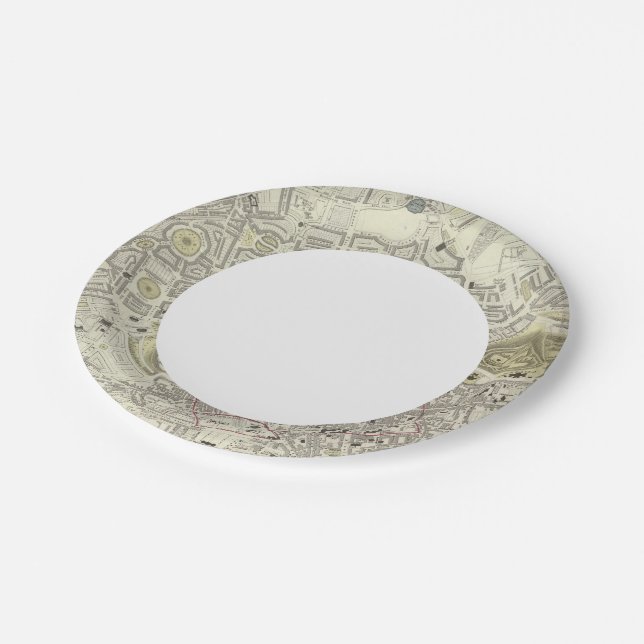 Edinburgh Paper Plate (Angled)