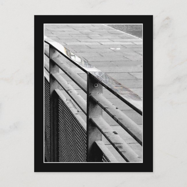 Edinburgh Railings Postcard (Front)