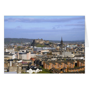 Edinburgh, Scotland. A view overlooking central