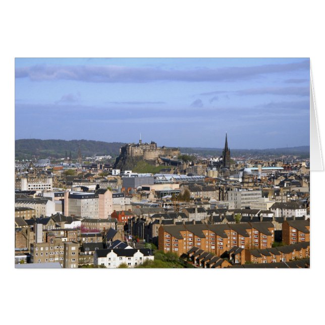 Edinburgh, Scotland. A view overlooking central (Front Horizontal)
