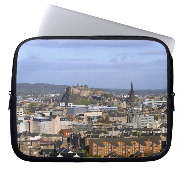 Edinburgh, Scotland. A view overlooking central Laptop Sleeve (Front)