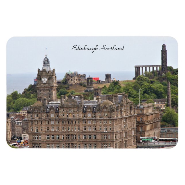 Edinburgh Scotland, Cityscape, photography Magnet (Horizontal)