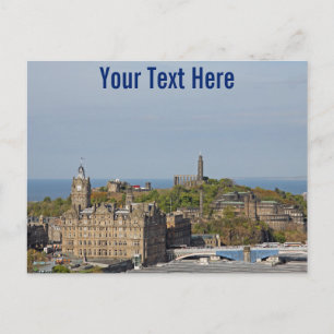 Edinburgh, Scotland customizable Postcard