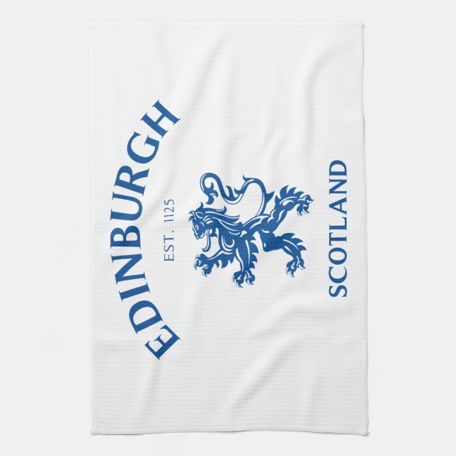 EDINBURGH Scotland Kitchen Towel (Vertical)