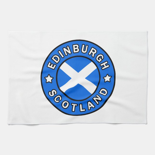 Edinburgh Scotland Kitchen Towel (Horizontal)