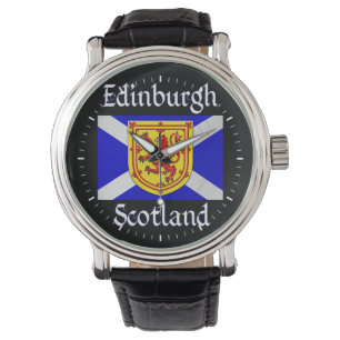 Edinburgh Scotland Lion Rampant Scottish Flag Watch
