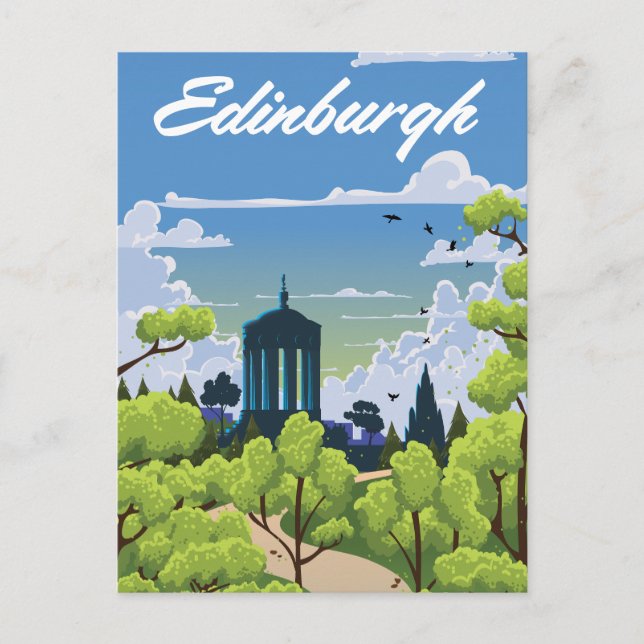 Edinburgh Scotland Postcard (Front)