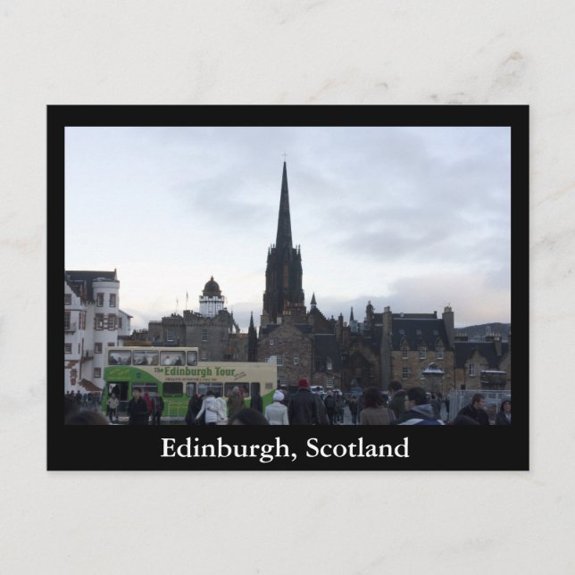 Edinburgh, Scotland Postcard (Front)