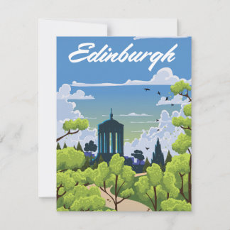 Edinburgh Scotland RSVP Card