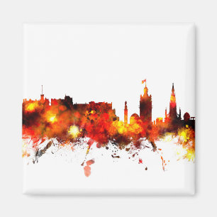 Edinburgh Scotland Skyline Magnet