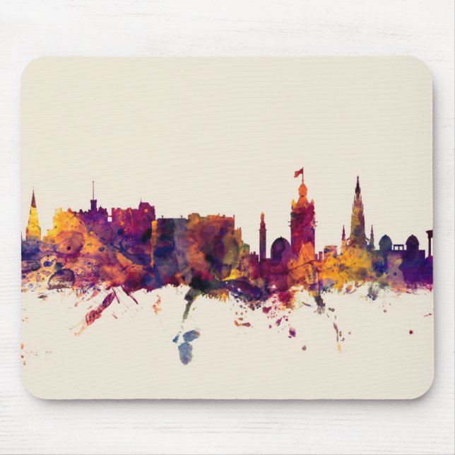 Edinburgh Scotland Skyline Mouse Pad (Front)