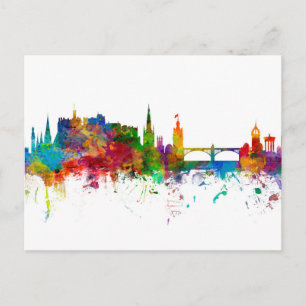 Edinburgh Scotland Skyline Postcard