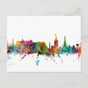 Edinburgh Scotland Skyline Postcard