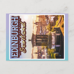 EDINBURGH SCOTLAND - THE ATHENS OF THE NORTH POSTCARD