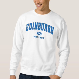 Edinburgh Scotland Uk Vintage College Style  Sweatshirt