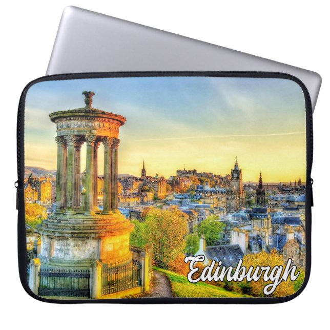 Edinburgh, Scotland, United Kingdom Laptop Sleeve (Front)