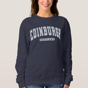 Edinburgh Scotland Varsity College Style Sweatshir Sweatshirt