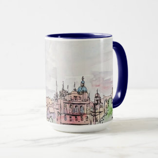 Edinburgh Scotland Watercolor Mug