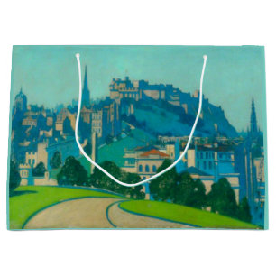 Edinburgh, Scottish Capital City (by George Henry) Large Gift Bag