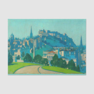 Edinburgh, Scottish Capital City (by George Henry) Tissue Paper