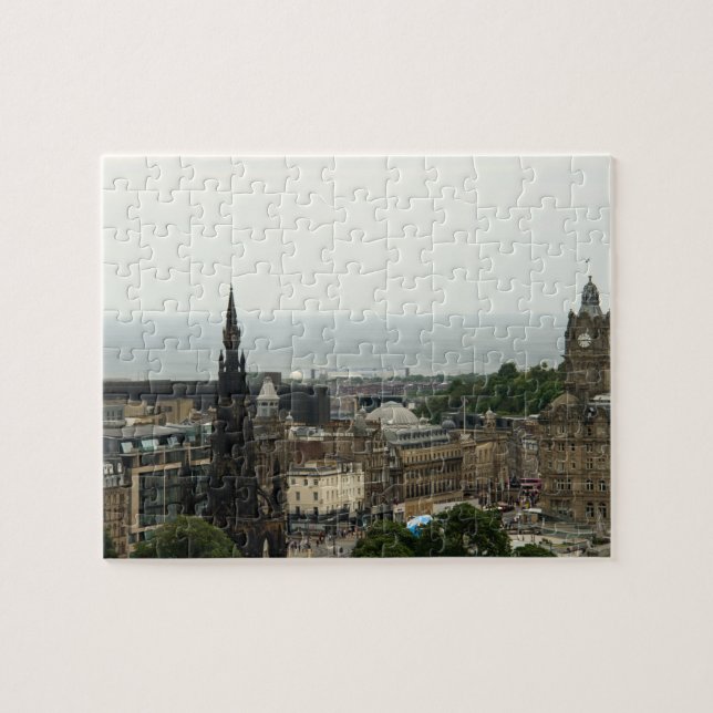 Edinburgh Skyline 001 Jigsaw Puzzle (Horizontal)
